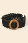 Beaded Trim Braided Belt