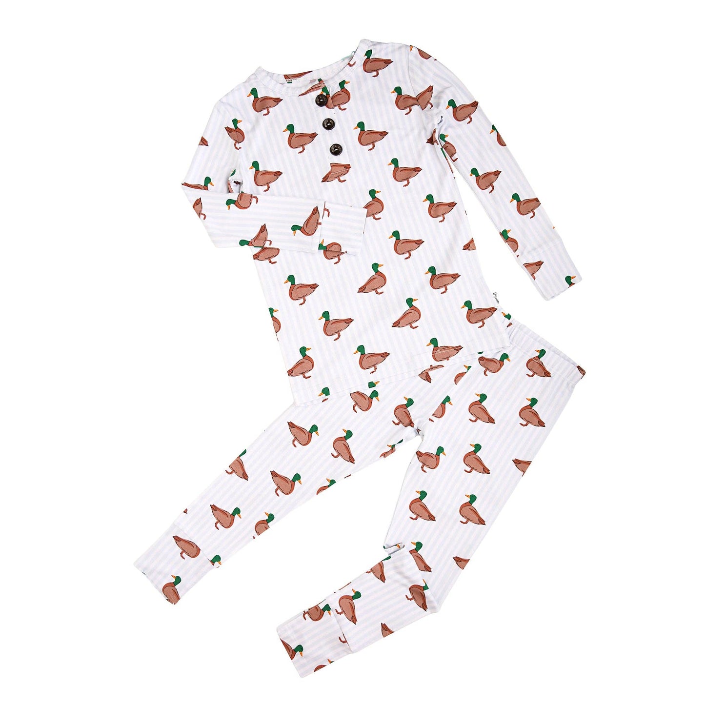 Landon TWO PIECE Duck Bamboo Childrens Clothing Outfit