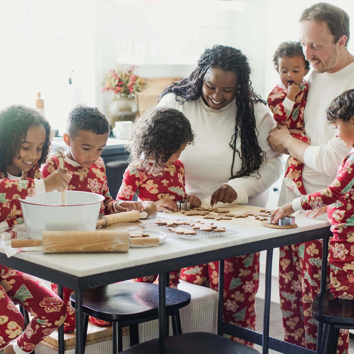 Burt’s Bees Gingerbread Bake Matching Family Pajamas