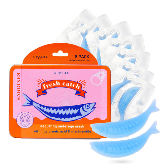 Fresh Catch De-Puffing Eye Patches | 8 Pack | Summer Edition