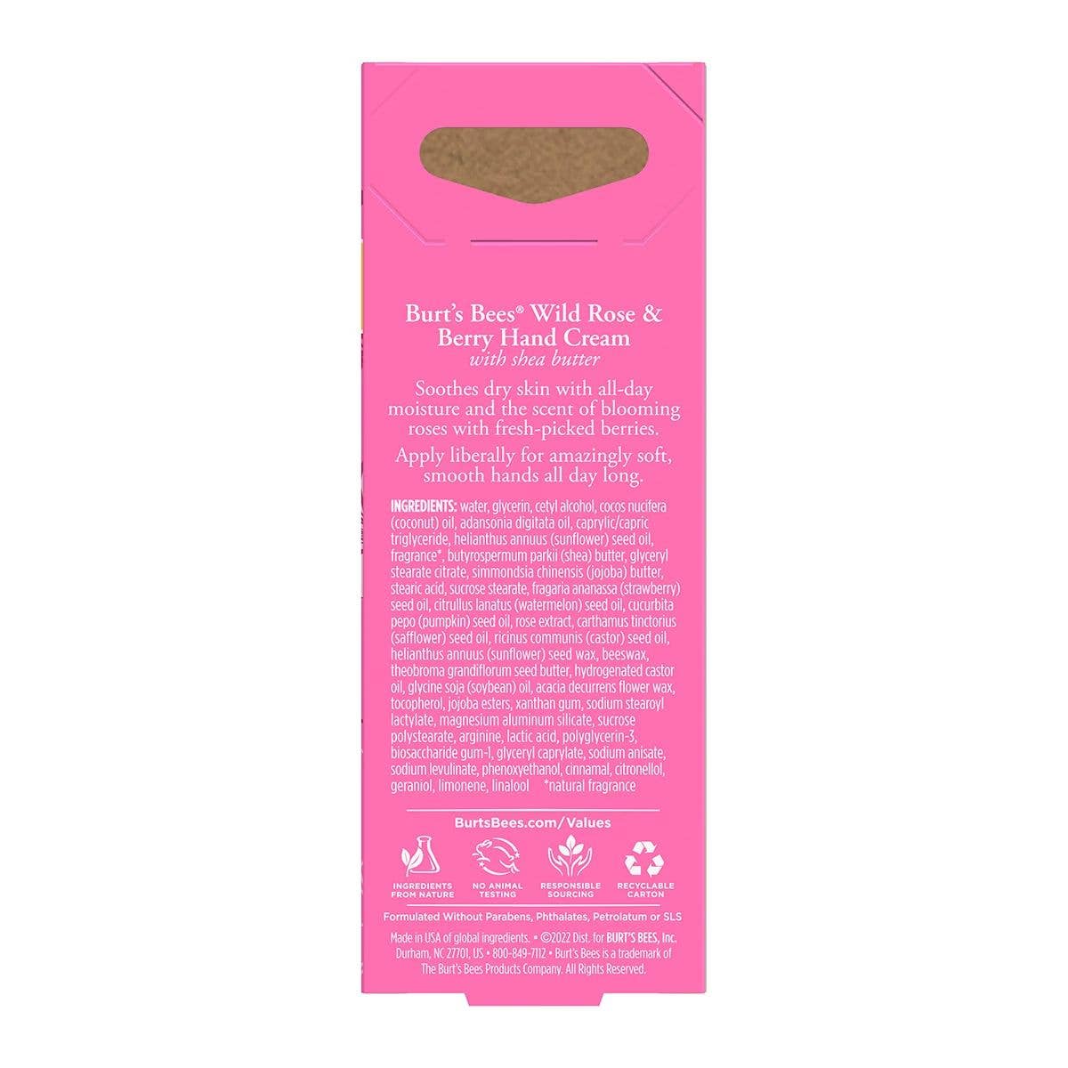 Wild Rose & Berry Hand Cream With Shea Butter