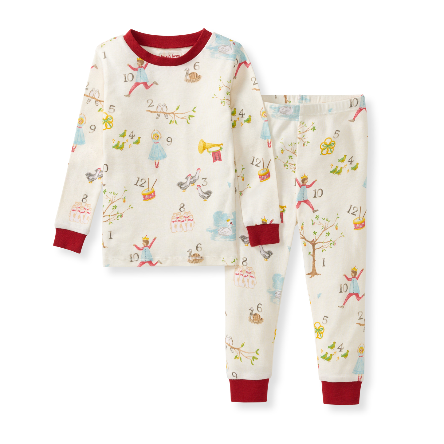 Burt’s Bees 12 Days of Christmas Organic Two-Piece Pajamas