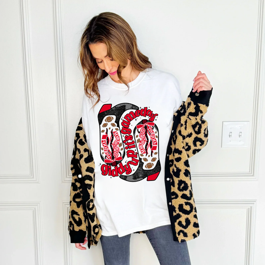 NC State Boots Tee