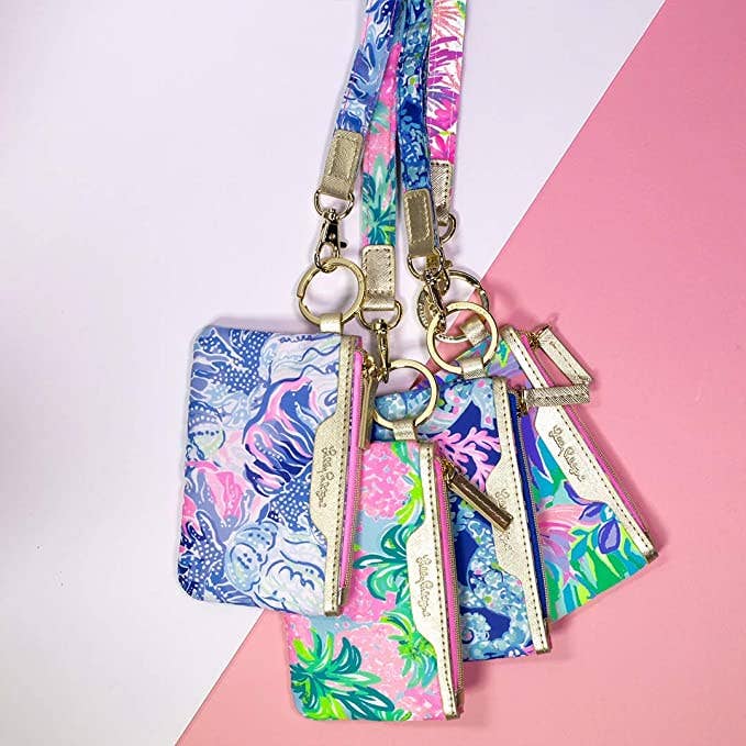 Lilly Pulitzer ID Case, Turtle Villa