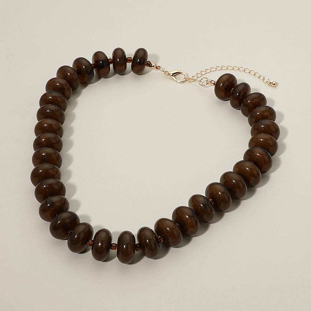 Chunky Beaded Statement Necklace
