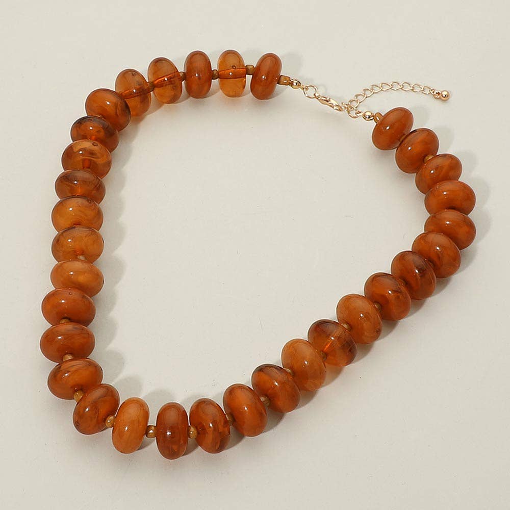 Chunky Beaded Statement Necklace