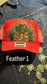 RED FEATHER TRUCKER HAT