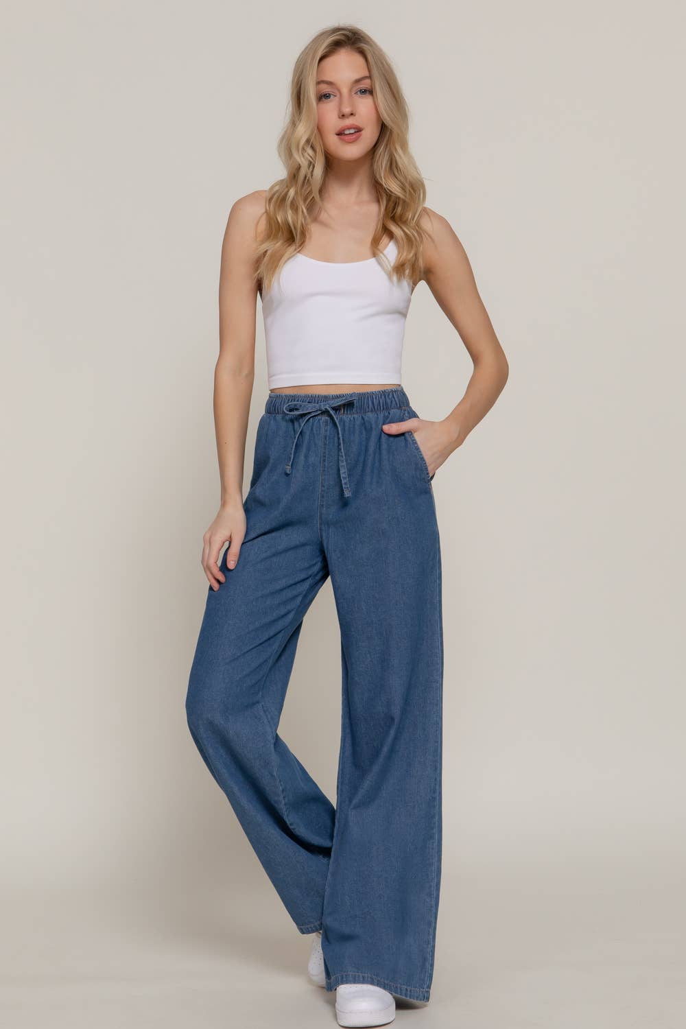 Chambray Pants