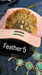 LIGHT PINK FEATHER TRUCKER HAT