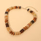 Boho Multicolor Natural Stone Beaded Necklace