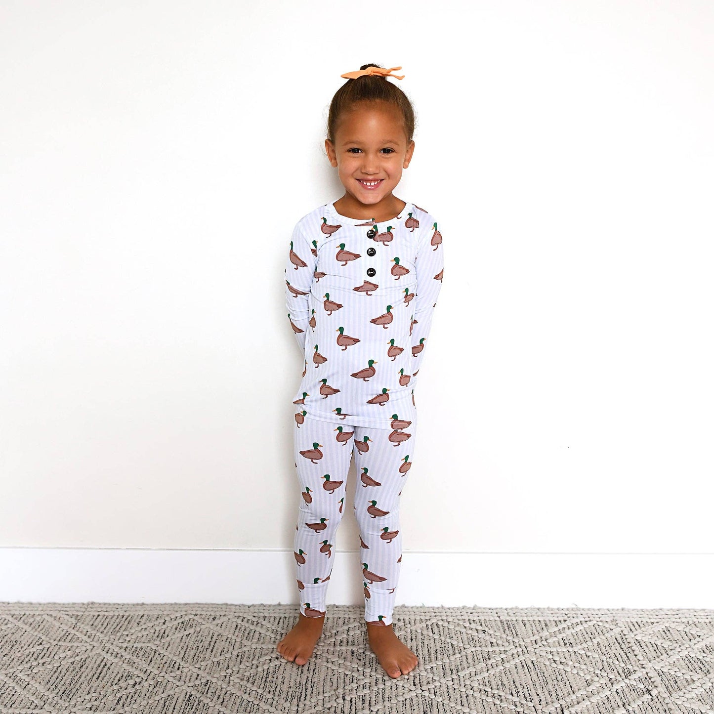 Landon TWO PIECE Duck Bamboo Childrens Clothing Outfit
