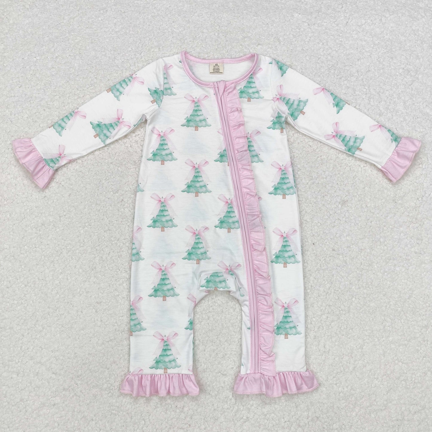 Little's Christmas Bow Romper