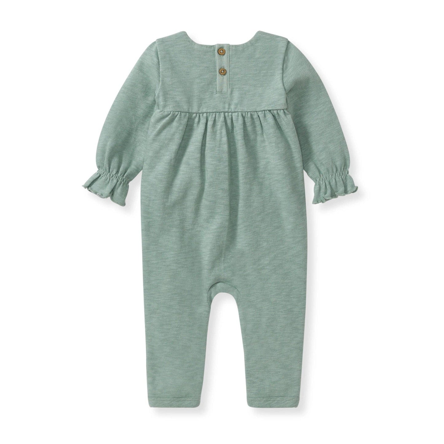 Burt's Bees Chunky Slub Baby Girl Jumpsuit