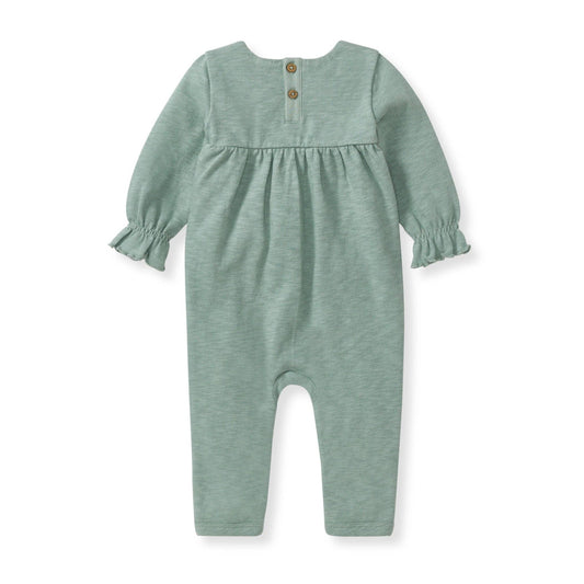 Burt's Bees Chunky Slub Baby Girl Jumpsuit