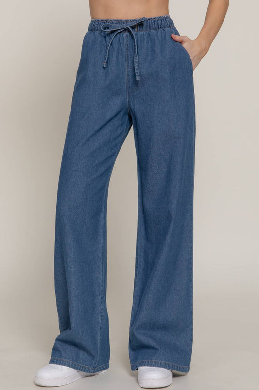 Chambray Pants