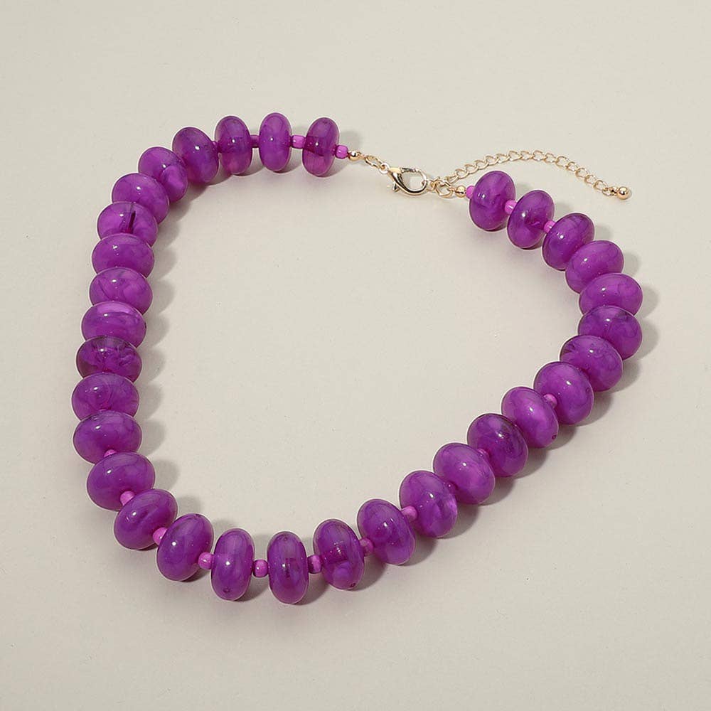 Chunky Beaded Statement Necklace