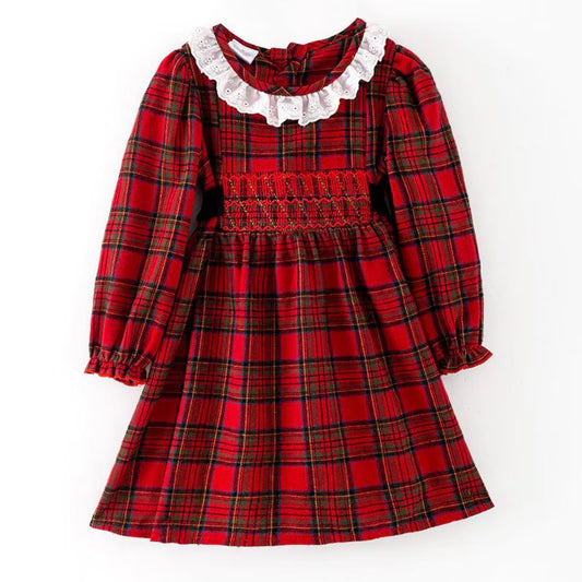Little Girl Plaid Dress